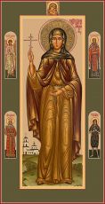 Мерная икона Дария Зайцева преподобномученица (25x50см)
