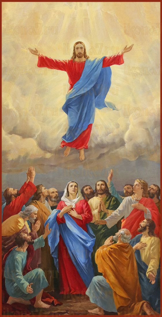Мерная икона Вознесение Господне (25x50см)