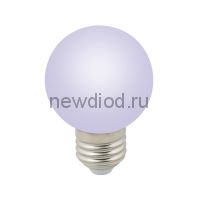 Лампа декоративная светодиодная LED-G60-3W/RGB/E27/FR/С Ф"шар", матовая 3000K ТМ Volpe