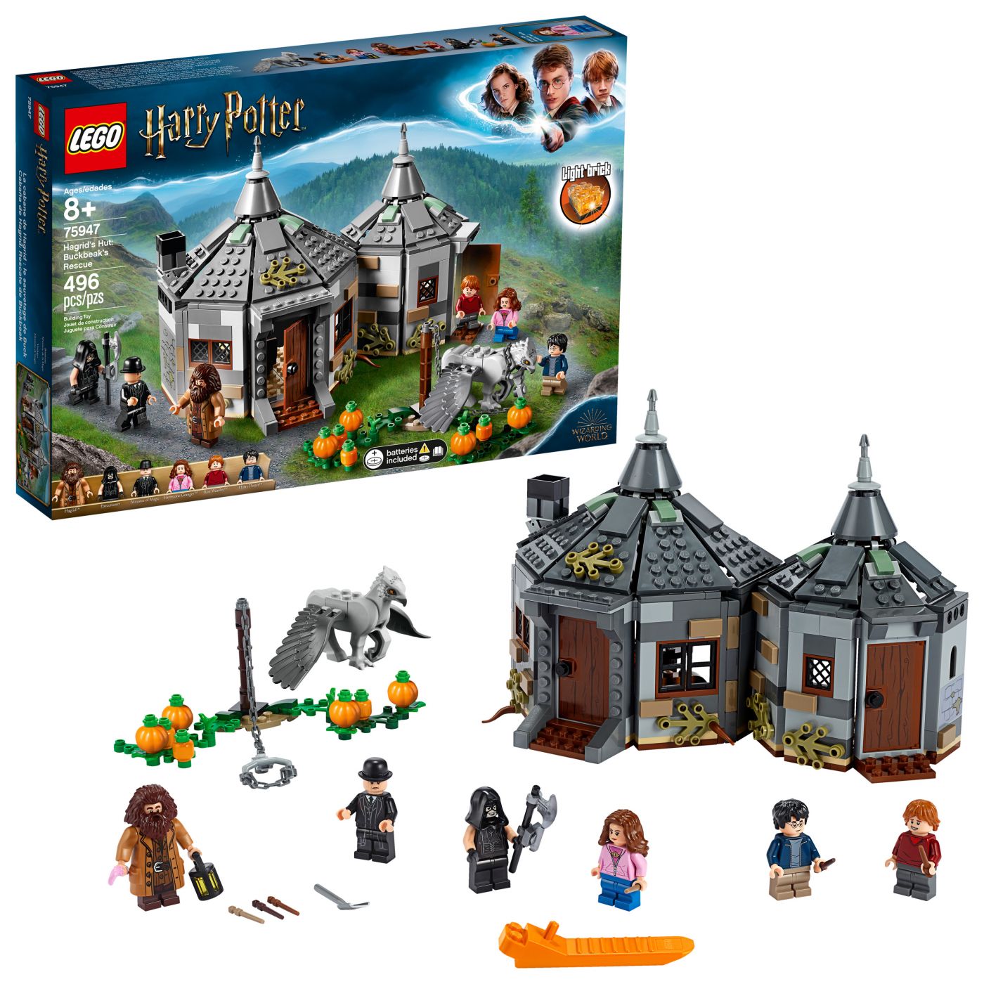 Конструктор LEGO Harry Potter Гарри Поттер 75947 Хижина Хагрида: спасение Клювокрыла
