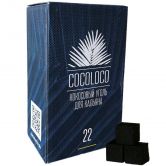 Уголь кокосовый для кальяна Cocoloco 22мм (96шт)