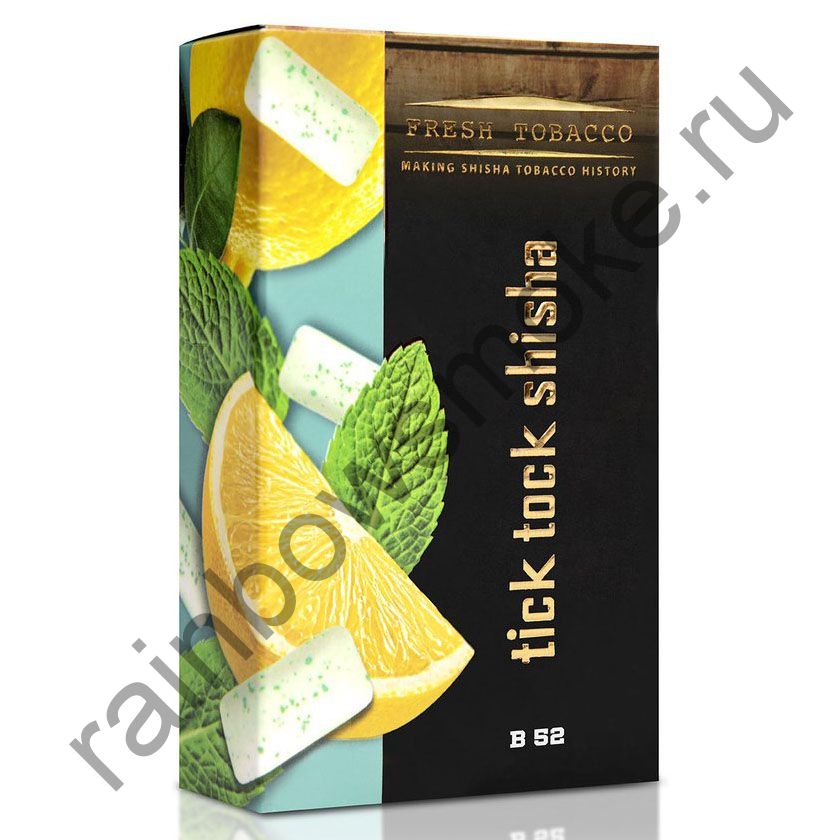 Tick Tock Hookah 100 гр - B52 (Lemon Gum Mint) (Лимон, Мята и Жвачка)