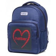 Рюкзак Hatber Joy MINI, с LED-дисплеем, цвет: синий