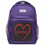Рюкзак Hatber Joy MINI, с LED-дисплеем, цвет: фиолетовый