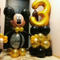 Композиция из воздушных шаров День рождения, Микки Маус