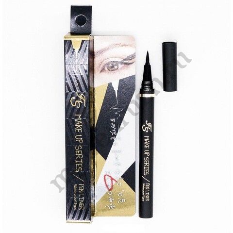 Подводка для глаз чёрная Make Up Series Pen Liner, FARMSTAY 0,9 г