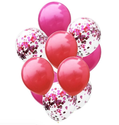 Цветные латексные шары воздушные шары с конфетти 22