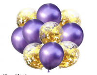 Цветные латексные шары воздушные шары с конфетти 30
