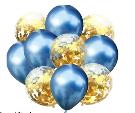 Цветные латексные шары воздушные шары с конфетти 35