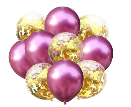 Цветные латексные шары воздушные шары с конфетти 36