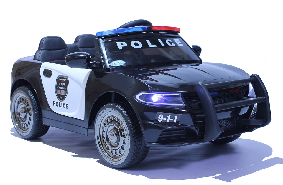 4092. Электромобиль Dodge "Полиция" чёрный