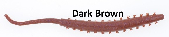 Силиконовая приманка для морской рыбалки Berkley Gulp червь 15 см 10 шт темно коричневый GSAR6-DBR