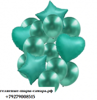 Цветные  гелиевые шары фонтан 1_32