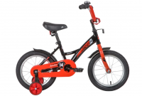 Детский велосипед Novatrack Strike 14 (2020) Черный-красный (139628)