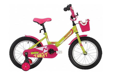 Детский велосипед Novatrack Twist 12 (2020) Салатовый (140634)