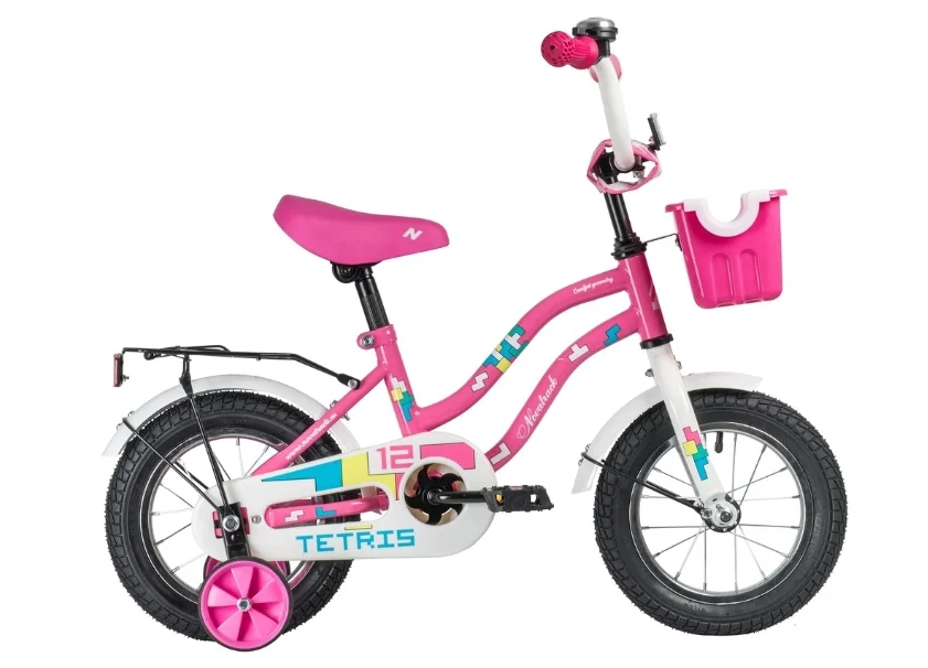 Детский велосипед Novatrack Tetris 12 (2020) Розовый (140626)