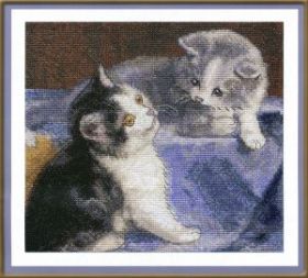 "Klart" набор для вышивания 8-036 "Друзья-котята