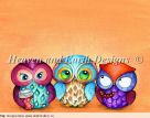 HAEANK 101 Autumn Owl Trio