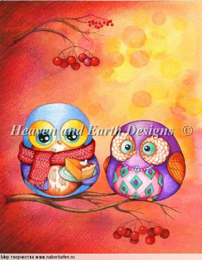HAEANK 246 Owl Autumn Colors