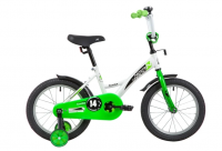 Детский велосипед Novatrack Strike 14 (2020) Белый-зелёный (139625)