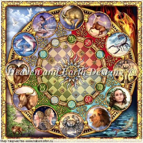 HAECRM 16 Zodiac Mandala