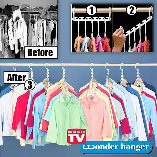 Вешалка Для Одежды Wonder Hanger (8 Шт)