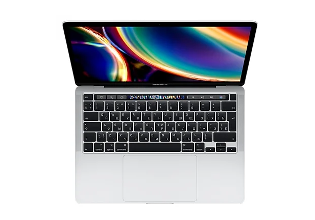 Ноутбук Apple MacBook Pro 13 2020 MXK72RU/A (i5-8257U/8Gb/SSD 512Gb/Iris Plus Graphics 645/13,3" WQHD/IPS/BT Cam 6580мАч/Mac OS 10.15.(Catalina) Silver