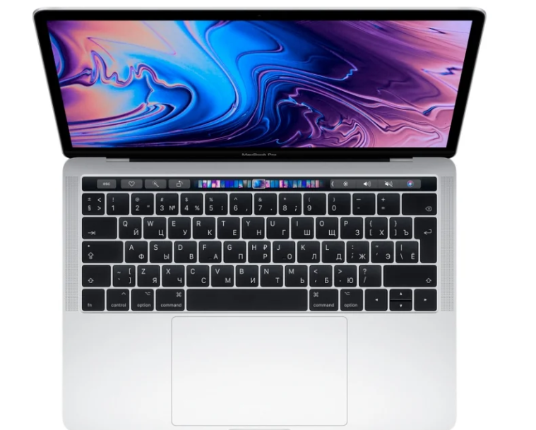 Ноутбук Apple MacBook Pro 13 2019 MV992RU/A (i5-8279U/8Gb/SSD 256Gb/Iris Plus Graphics 655/13,3"/WQHD/IPS/BT Cam 6580мАч/Mac OS 10.14.5 (Mojave)) Silver