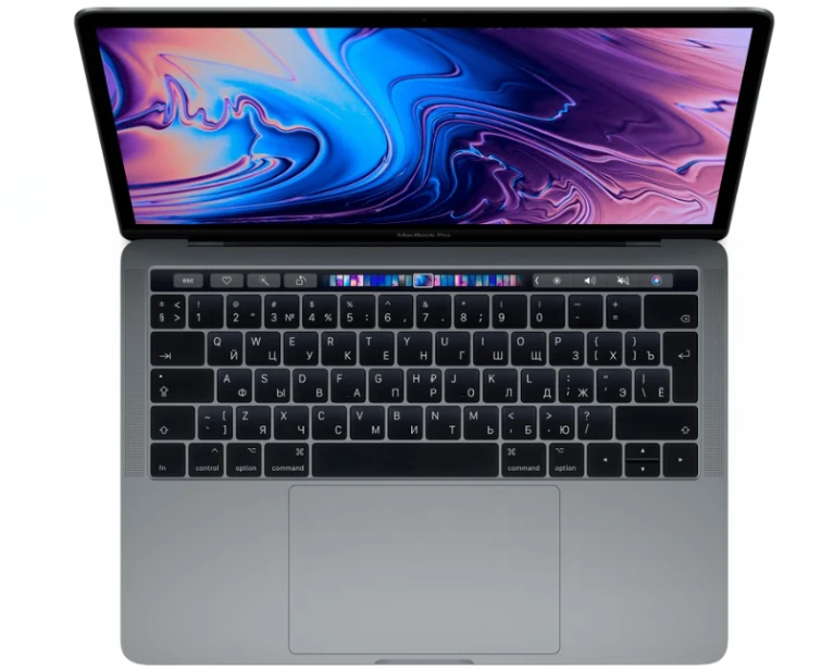 Ноутбук Apple MacBook Pro 13 2019 (Intel Core i5 2400MHz/13.3"/2560x1600/8GB/256GB SSD/DVD нет/Intel Iris Plus Graphics 655/Wi-Fi/Bluetooth/macOS) SPACE GREY