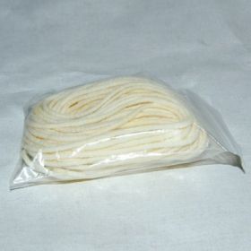 Пирошнур-косичка белый (1 метр) 2,5 мм