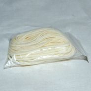 Пирошнур-косичка белый (1 метр) 2,5 мм