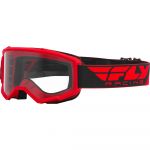Fly Racing Focus Red Clear Lens очки для мотокросса