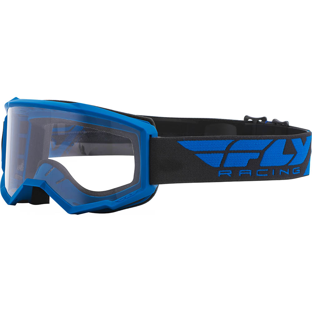 Fly Racing 2021 Focus Blue Clear Lens очки для мотокросса
