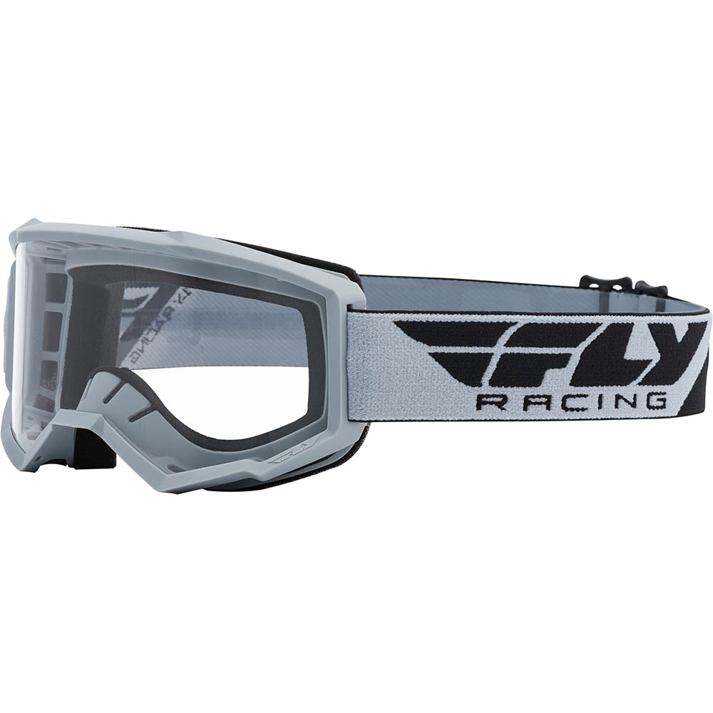 Fly Racing 2021 Focus Grey Clear Lens очки для мотокросса