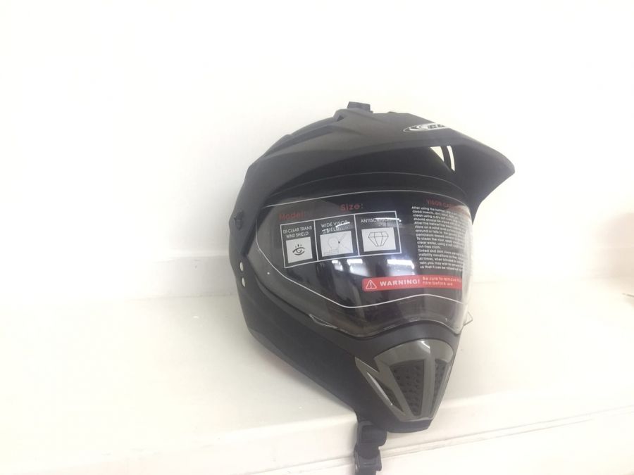 Шлем  COBRA JK103 (кросс со стеклом и очками)