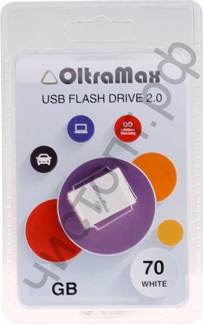 флэш-карта OltraMax 4GB 70 белый