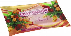 ТМ «Discount» 15 аромат цветов антибактериальная