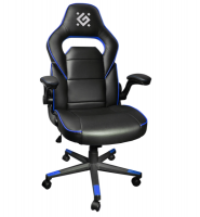 Кресло игровое DEFENDER CORSAIR CL-361 Черный/синий (64361)