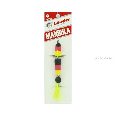 Мандула классическая Leader Mandula/ размер XS/ 60мм/  Цвет 072/ черный-красный-желтый