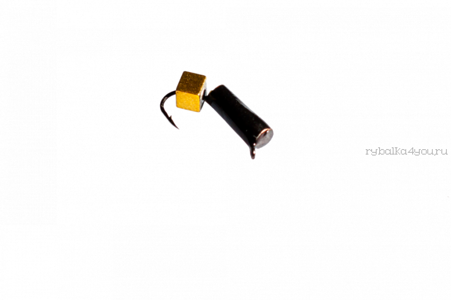 Столбик золото с кубиком  Mikado 2 мм / 0,5 гр