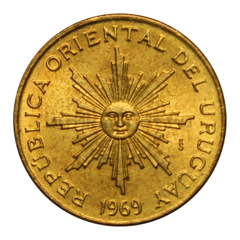1 песо 1969 Уругвай
