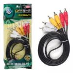 Кабель 3 RCA - 3 RCA 1.5 м Q-406A