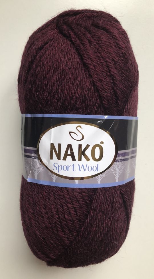 Sport Wooll (Nako) 3718-т. Бордовый