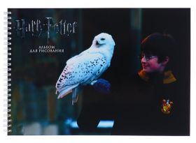 Альбом для рисования А4, 25 листов на спирали «Гарри Поттер и философский камень», 160 г/м², с заданиями