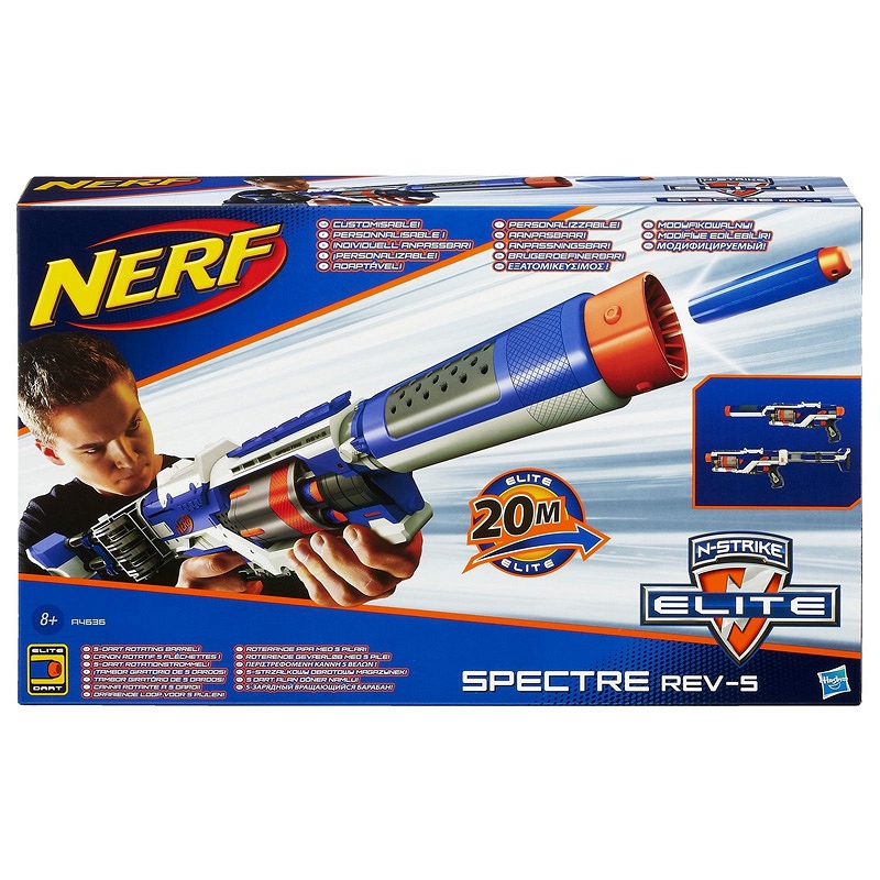 Бластер Нёрф Элит Спектр Nerf Elite Spectre REV-5 A4636