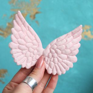 Кукольный аксессуар Крылья ангела розовые 10 см