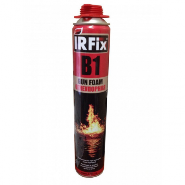Пена монтажная IRFix B1 Gun Foam огнестойкая 750мл