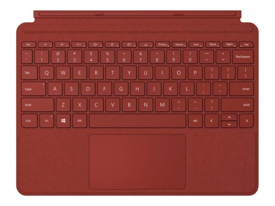 Клавиатура Microsoft Surface Go Signature Type Cover материал Alcantara (Poppy Red)