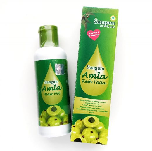Масло для волос Амла | Amla hair Oil | 100 мл | Sangam Herbals