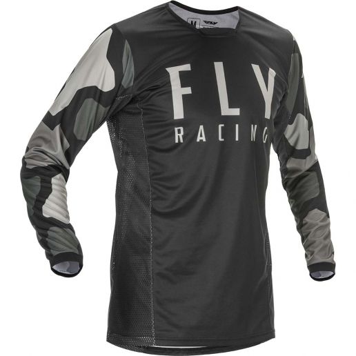 Fly Racing 2021 Kinetic K221 Black/Grey джерси